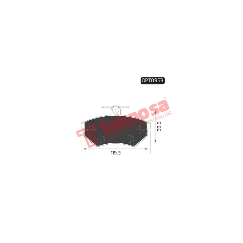 Brake Pad Audi 400 87 91 ( Front ) (SET LH & RH Wheel)