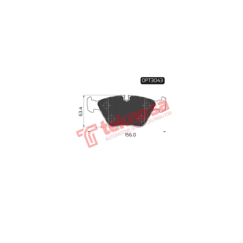 Brake Pad Audi 500E 89 93 ( Front ) (SET LH & RH Wheel)