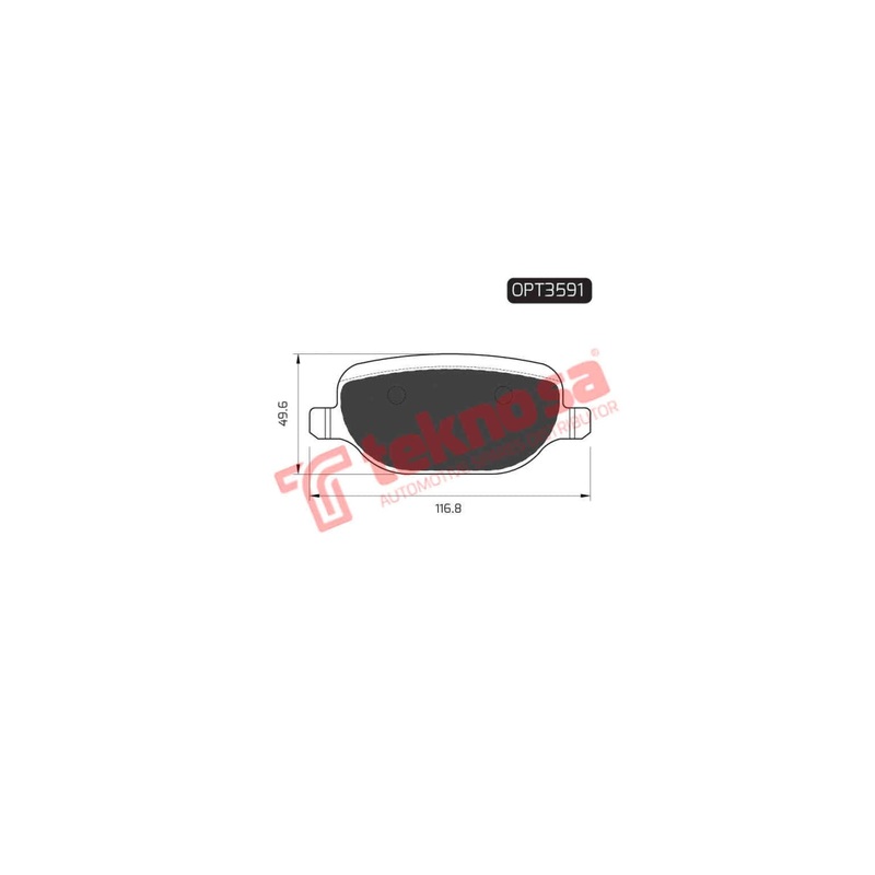 Brake Pad Alfa Romeo 159 11 ( R ) (SET LH & RH Wheel)