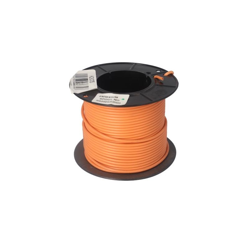 Cable 2.00Mm Orange 30M Roll