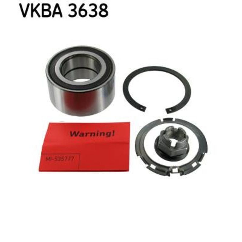Wheel Bearing Kit -Front (Vkba3638) (Skf) (For 1 Wheel only)