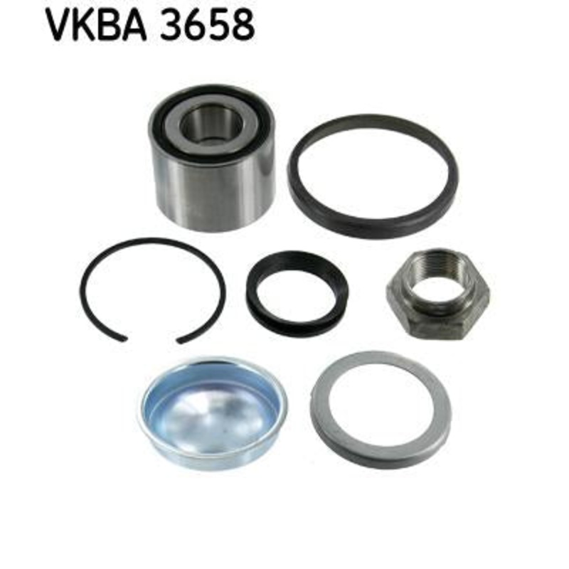 Wheel Bearing Kit Rear (Vkba3658) (Skf) (For 1 Wheel only)