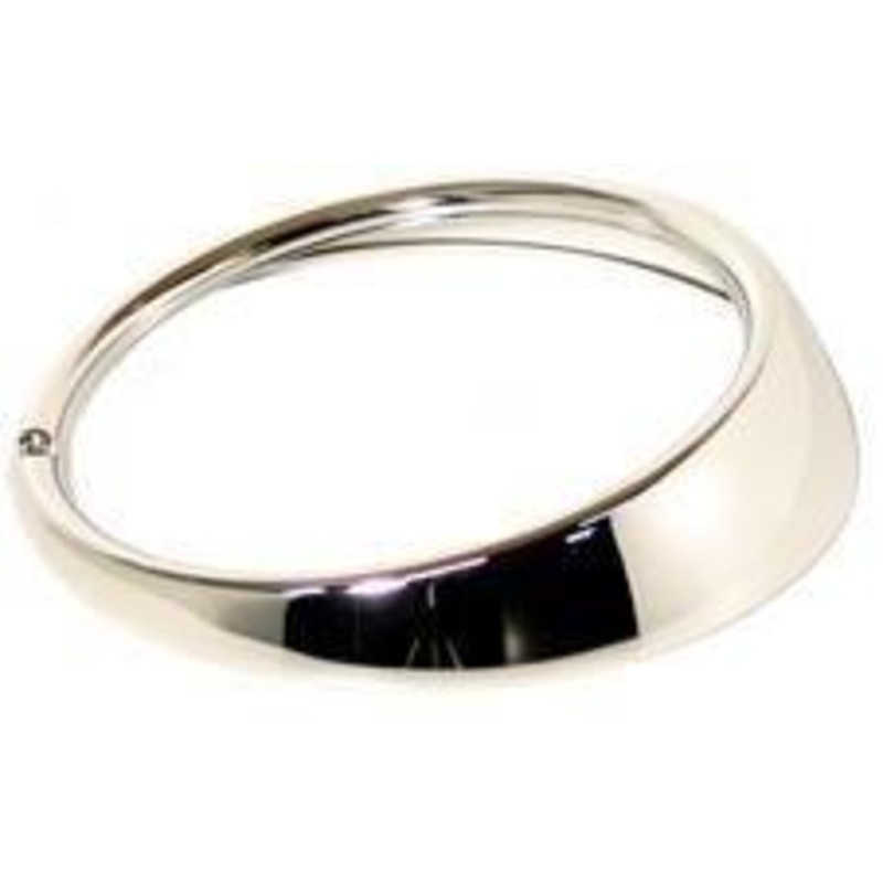Headlight Rim Plastic Chrome X2 Set Old Beetle (111326)