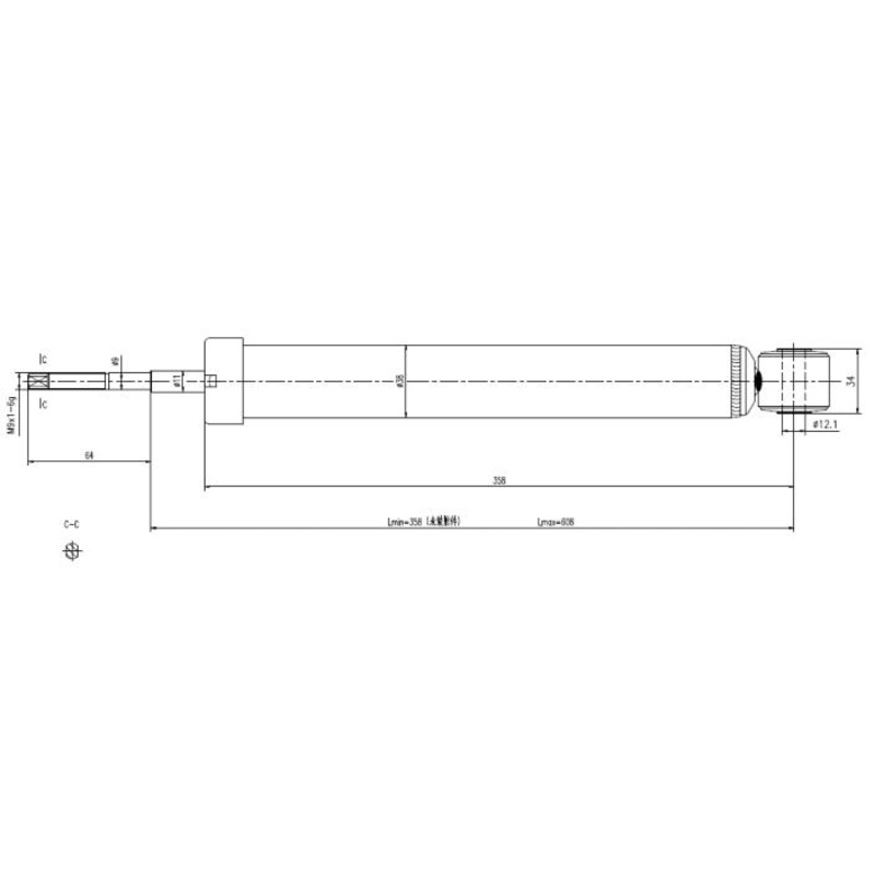 Rear Shock Absorber Renault Triber 1.0 B4D 2020- (9132340GMP)